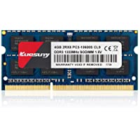 Kuesuny - Ordenador portátil (4 GB- DDR3- 1333MHz- PC3-10600- sin ECC- 1-5 V- CL9- 2Rx8- Dual Rank- 204 pines- SODIMM)